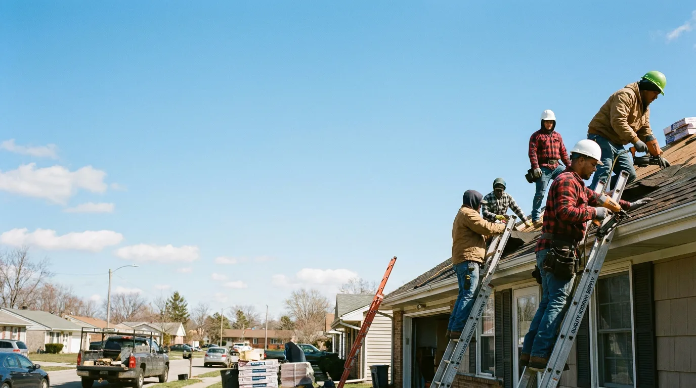 Roofing in Leo, IN near me